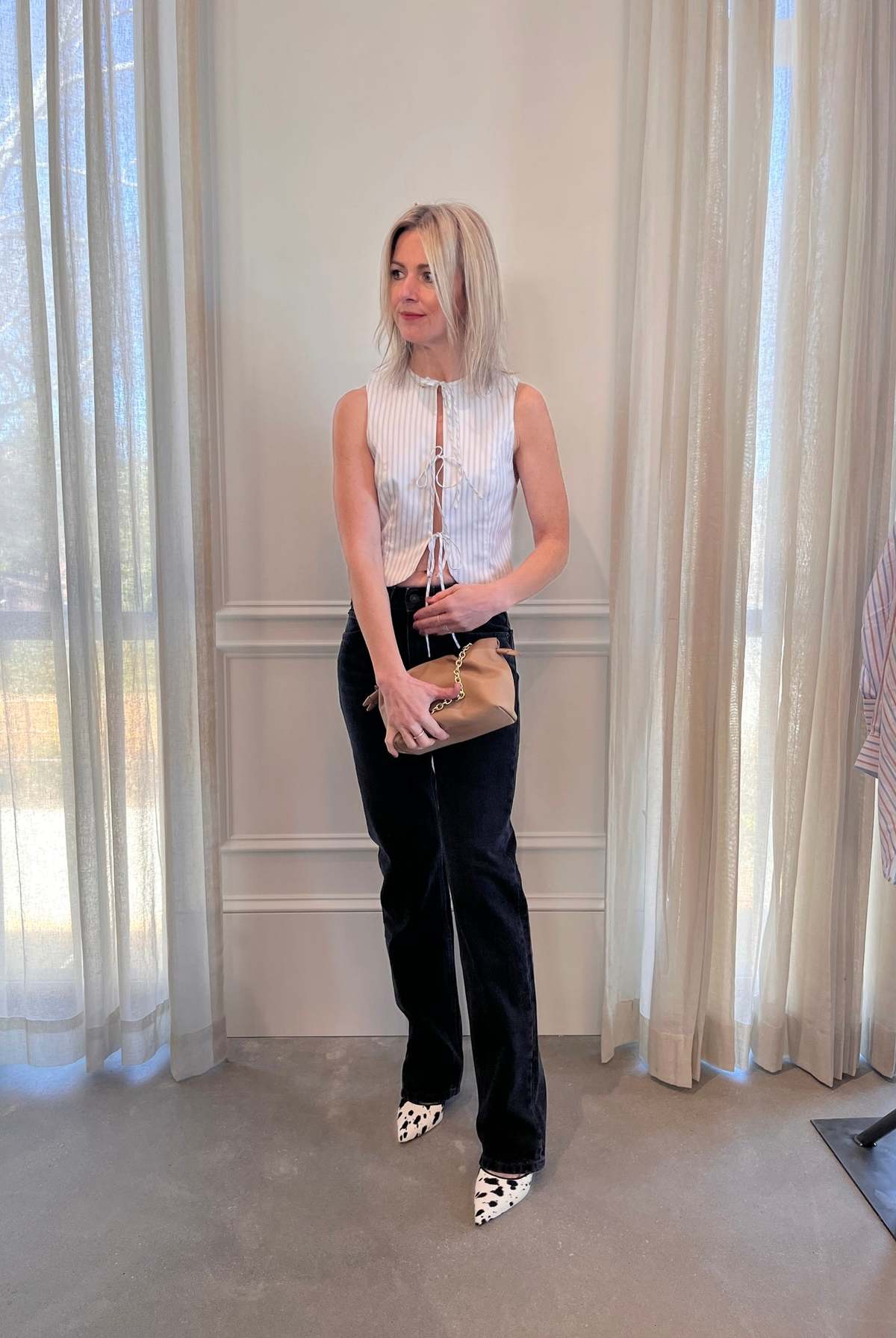 Alfie Neda Striped Top - Image 5 of 6