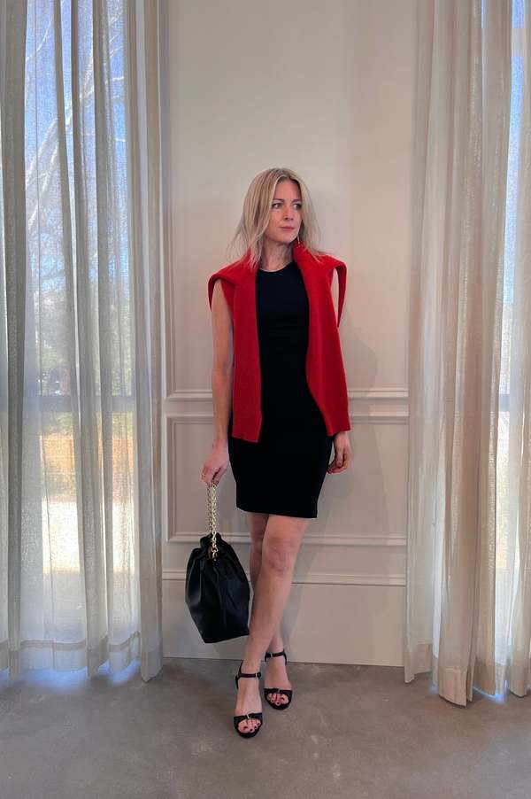 Guest in Residence Cropped Rib Turtleneck Sweater