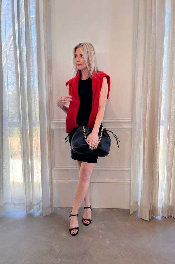 Guest in Residence Cropped Rib Turtleneck Sweater