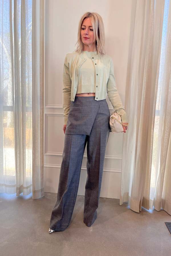 The Garment Pine Skirt Pants - Grey Melange