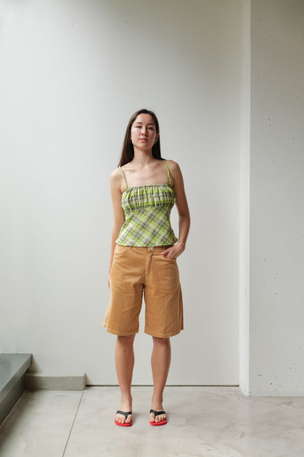 at Dawn. Gathered Camisole Top