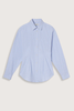 AGOLDE Cinch Shirt Webb Stripe - Light Blue/White Stripe - Thumbnail 1