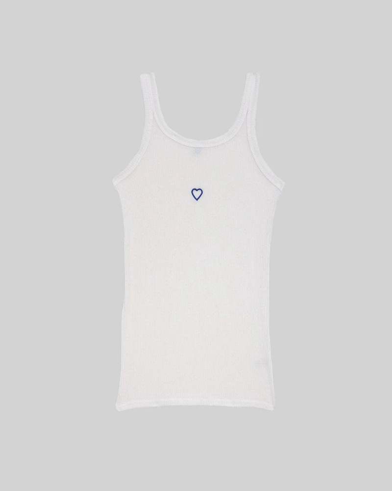 Baserange Heart Tank - Cream