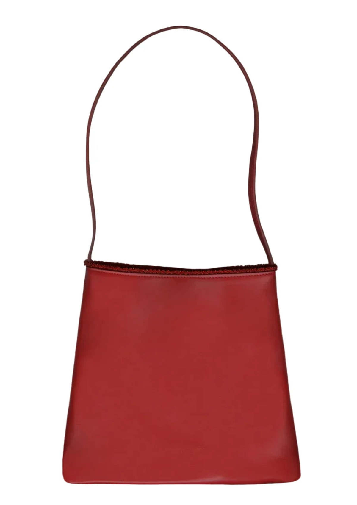 Merrma Earth Bead Leather Bag with Comb Handbag - Image 3 of 7