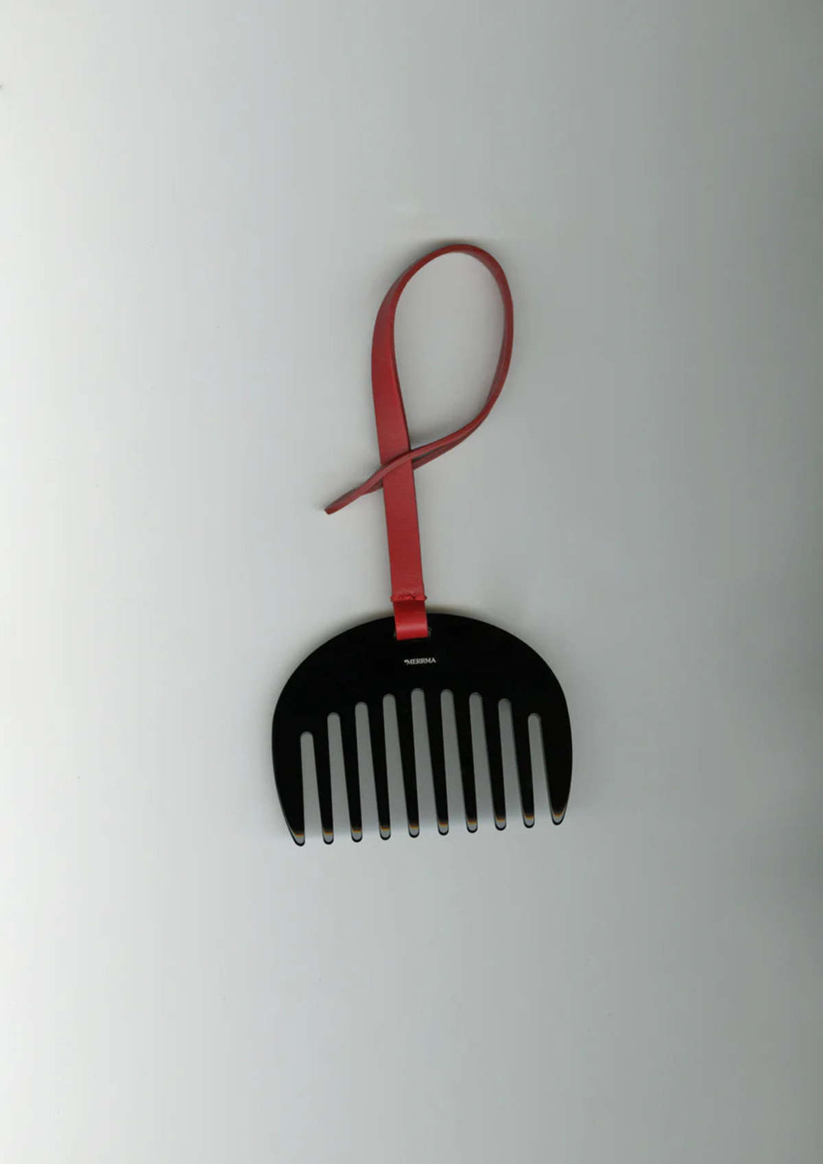 Merrma Earth Bead Leather Bag with Comb Handbag - Image 5 of 7