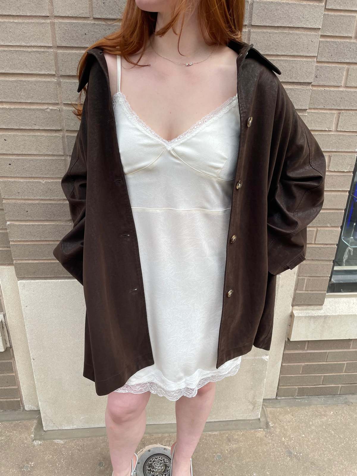 The NKC Store Cream Slip Dress - Cream - Image 3 of 6