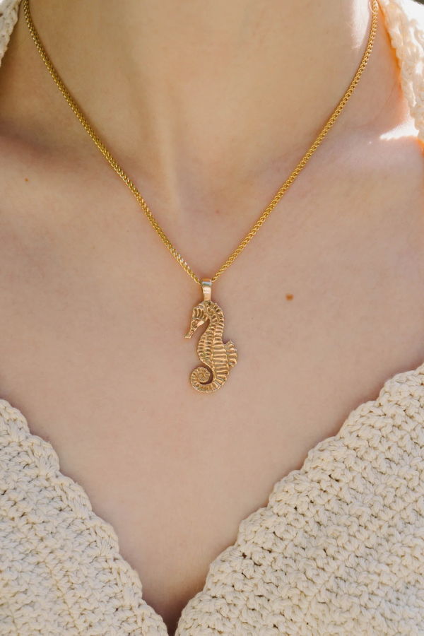 Kara Yoo Seahorse Necklace