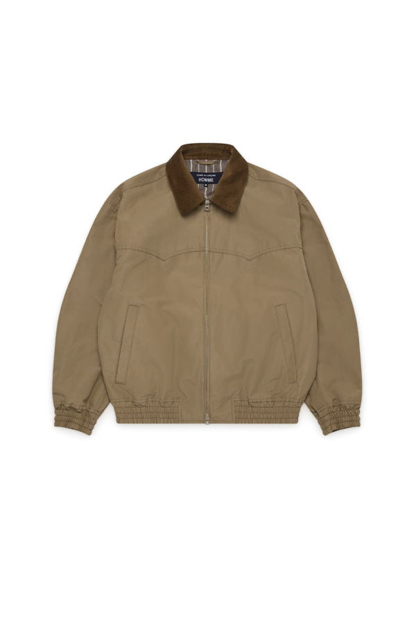 Comme des Garçons Polyester Ramie Weather Jacket - Beige