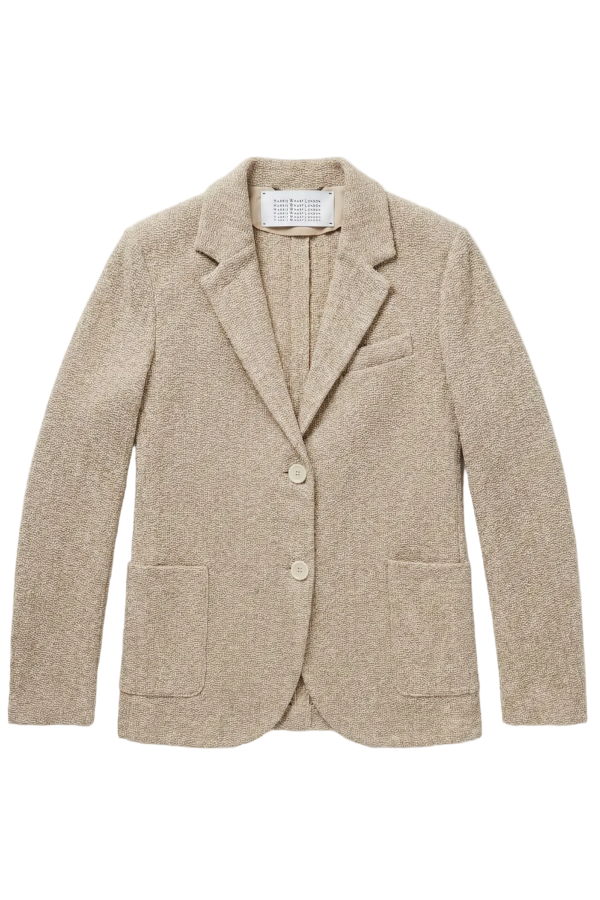 Harris Wharf London Bicolor Blazer - Beige/White