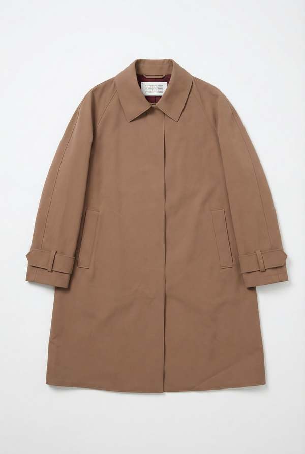 Harris Wharf London Mac Scuba Coat - Tobacco Harris Wharf London Mac Scuba Coat - Tobacco