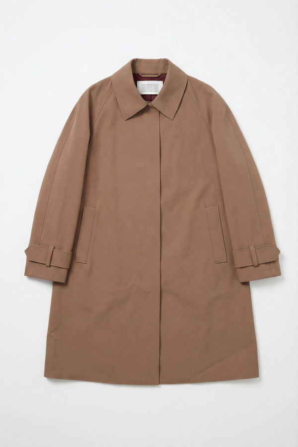 Harris Wharf London Mac Scuba Coat - Tobacco