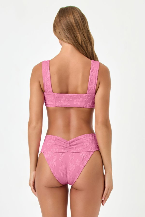 L*Space Bardot Bikini Bottom - Hottest Pink