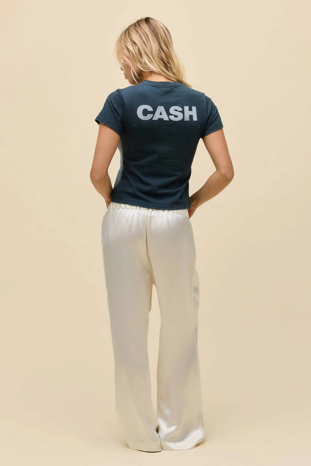 Daydreamer Johnny Cash Silhouette Tee - Vintage Black - Image 2 of 4