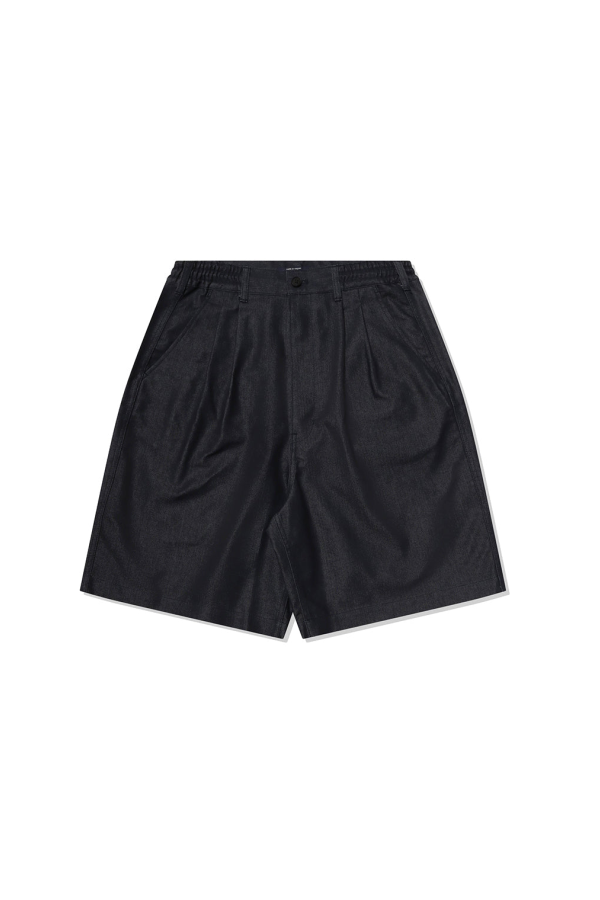 Comme des Garçons Cotton Denim Shorts - Navy White