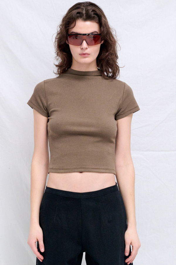 Assembly Slim Fit Mock Neck T-Shirt