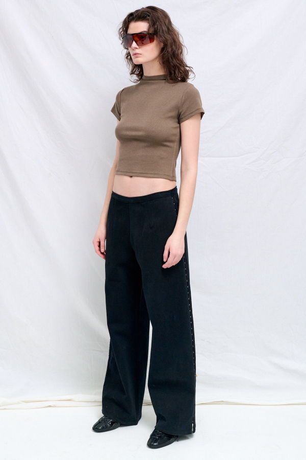 Assembly Slim Fit Mock Neck T-Shirt