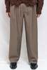 Dunst Khaki Lounge Wool Slacks - Khaki - Thumbnail 1