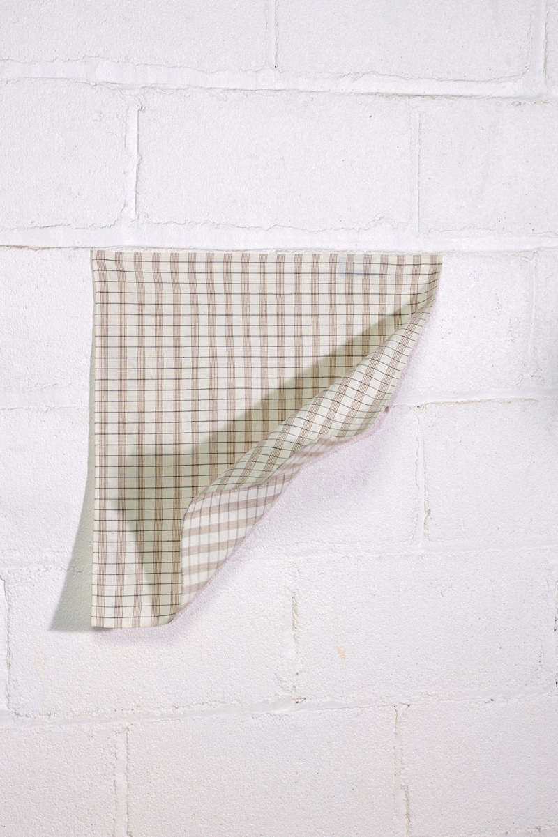 Maria Stanley SCARF - bone plaid