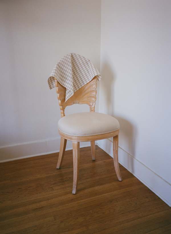 Maria Stanley SCARF - bone plaid