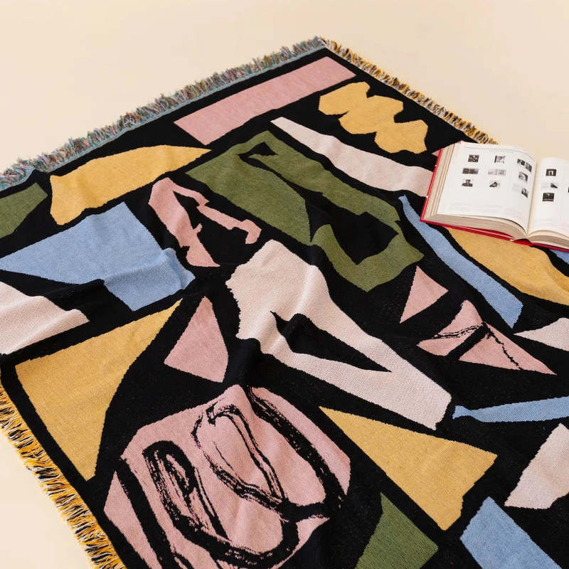 Slowdown Studio Maribou Throw Blanket