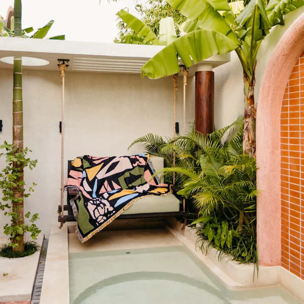 Slowdown Studio Maribou Throw Blanket