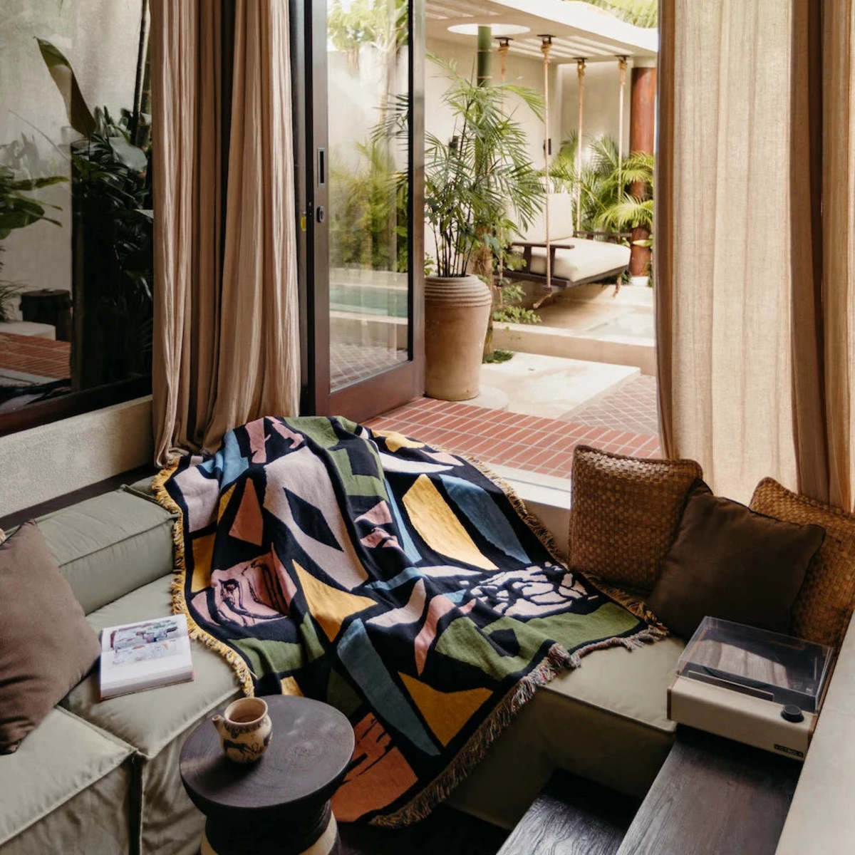 Slowdown Studio Maribou Throw Blanket - Image 8 of 9