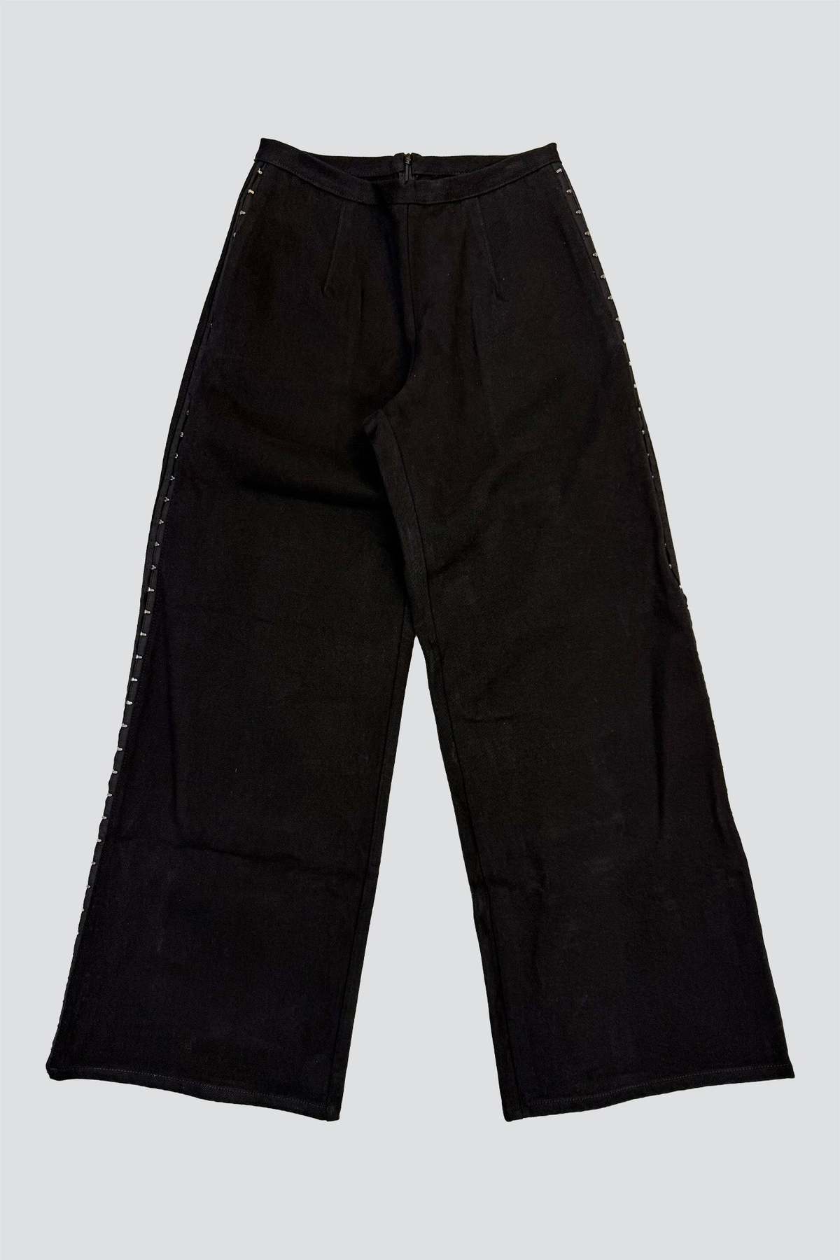 Assembly Black Denim Side Hook Clean Pant Pants - Image 6 of 6