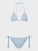 Hunza G Gina Beaded Bikini - Metallic Ice Blue - Thumbnail 1