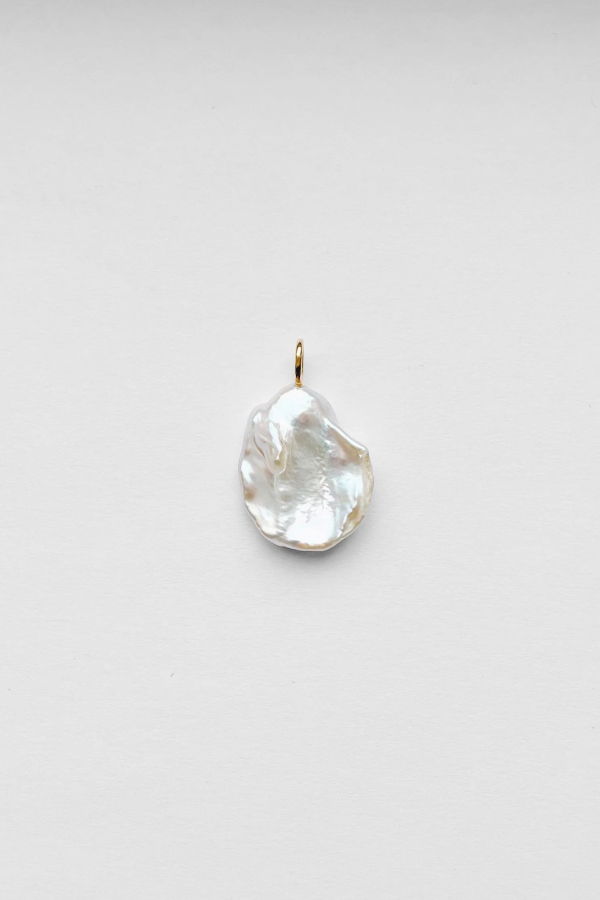 Kara Yoo Gold Keshi Petal Pearl Necklace