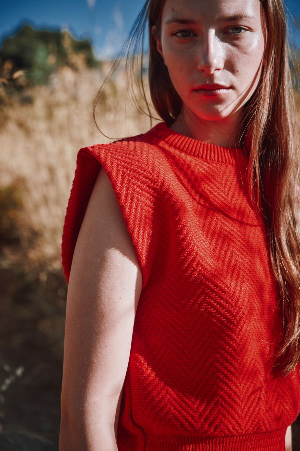 L'ENVERS Valentine Sleeveless Top in Organic Cotton