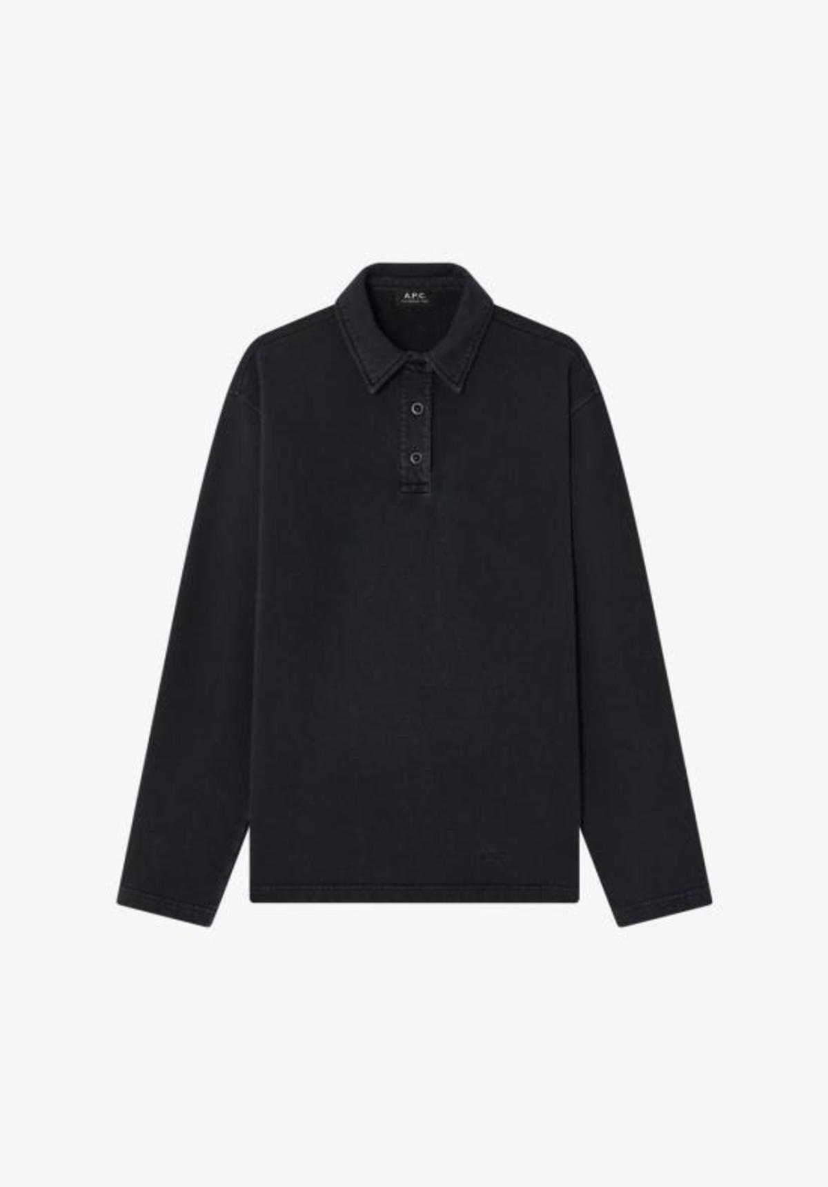 A.P.C. Polo Shirt - Black - Image 1 of 1