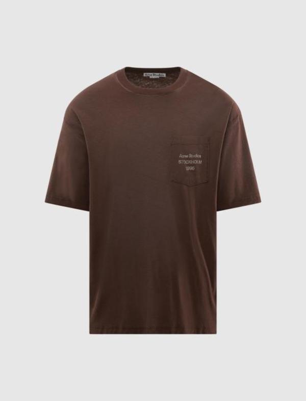 Acne Studios T-Shirt - CHOCOLATE BROWN