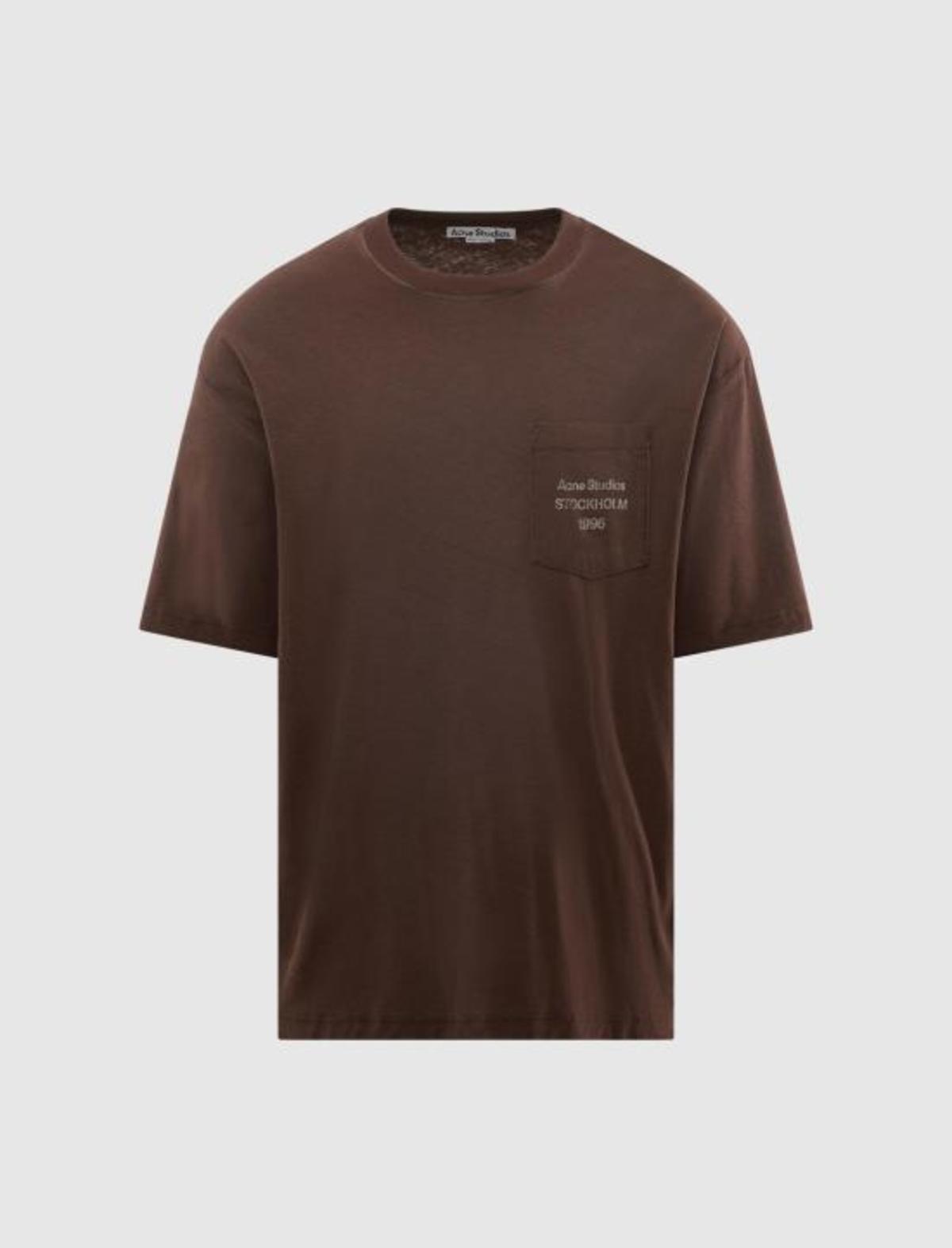 Acne Studios T-Shirt - CHOCOLATE BROWN - Image 1 of 1