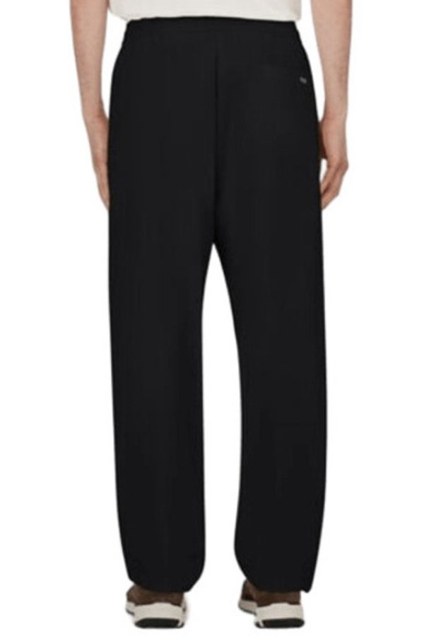 Herno Versatile Black Trousers With Elastic Waistband - Black