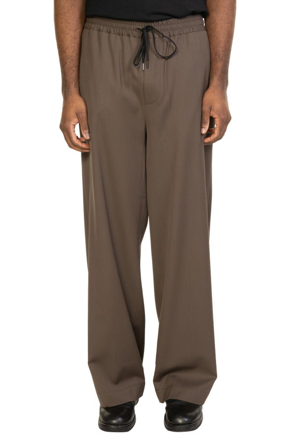 Isabel Benenato Light Wool Straight Pants