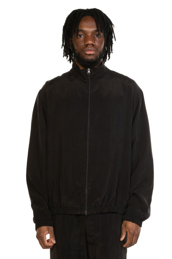 Gabriela Coll Garments NO.261 Cupro Double Zipper Jacket