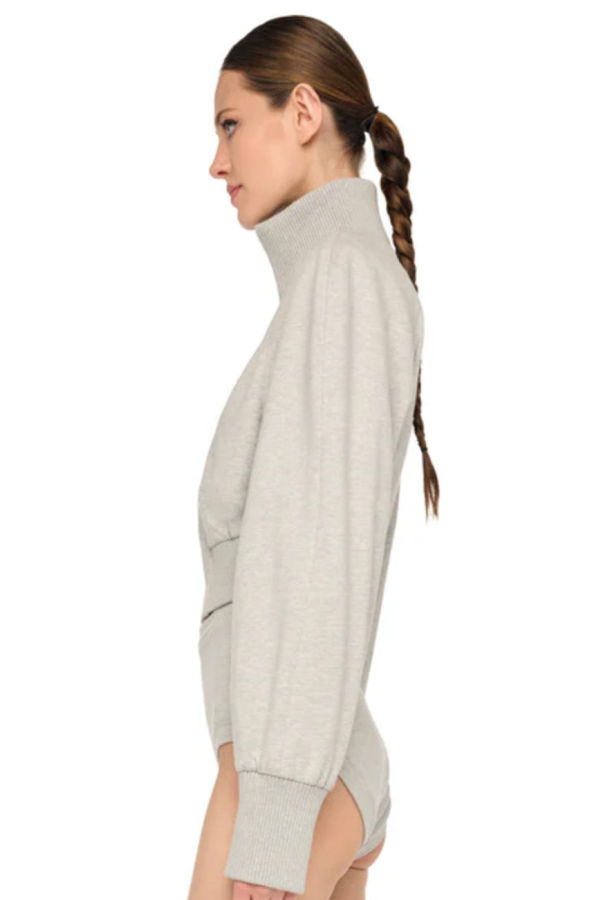 Norma Kamali Oversized Turtle Bomber Jacket