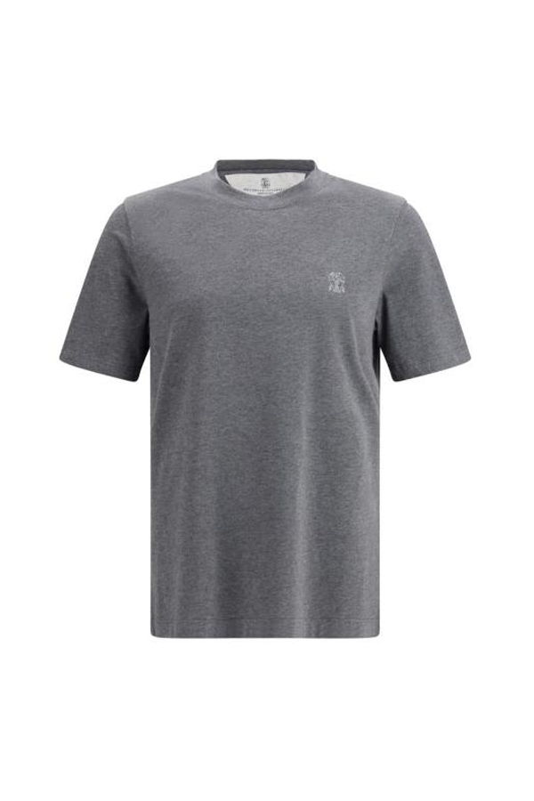 Brunello Cucinelli Cotton Jersey Crewneck Tee