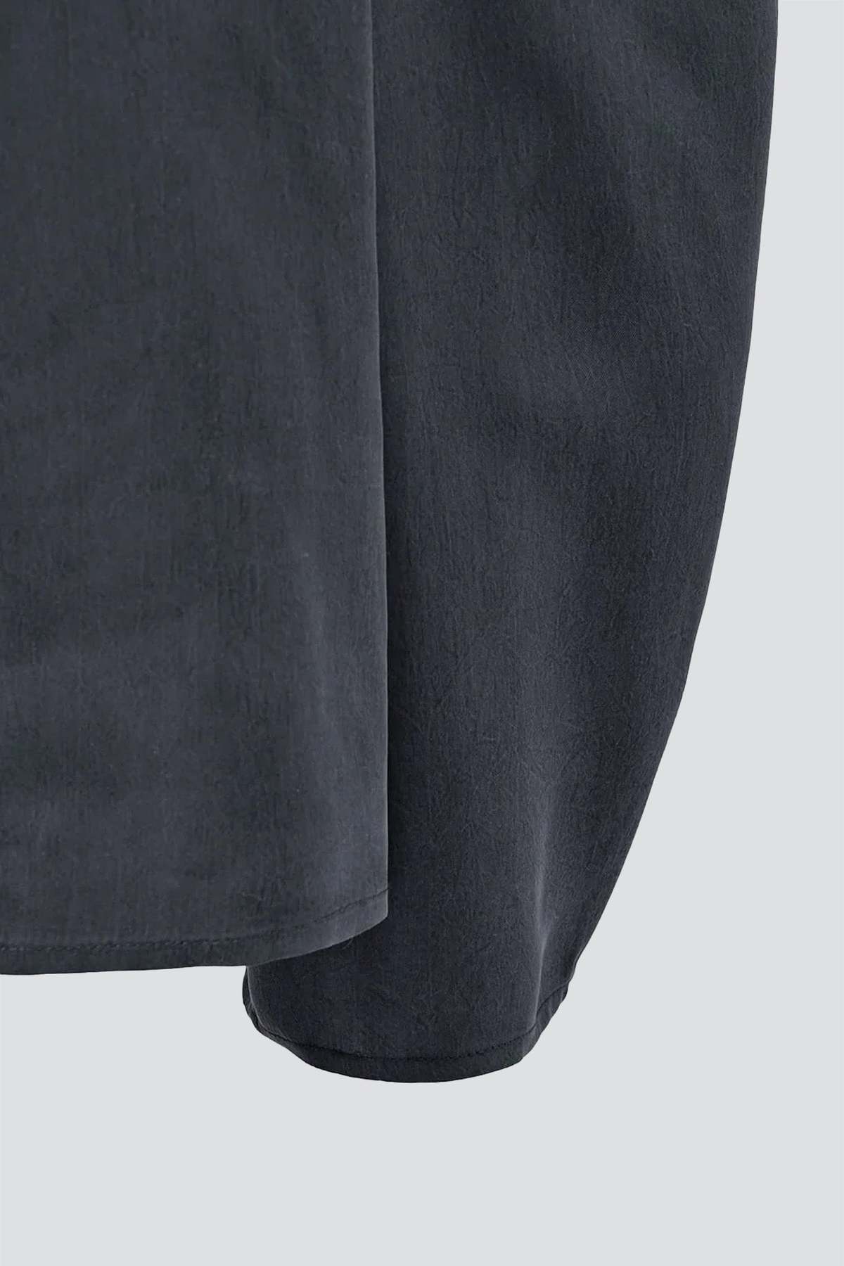 AMOMENTO Charcoal Raglan Cupro Top - Image 3 of 5