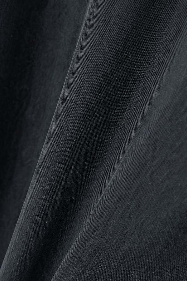 AMOMENTO Charcoal Raglan Cupro Top