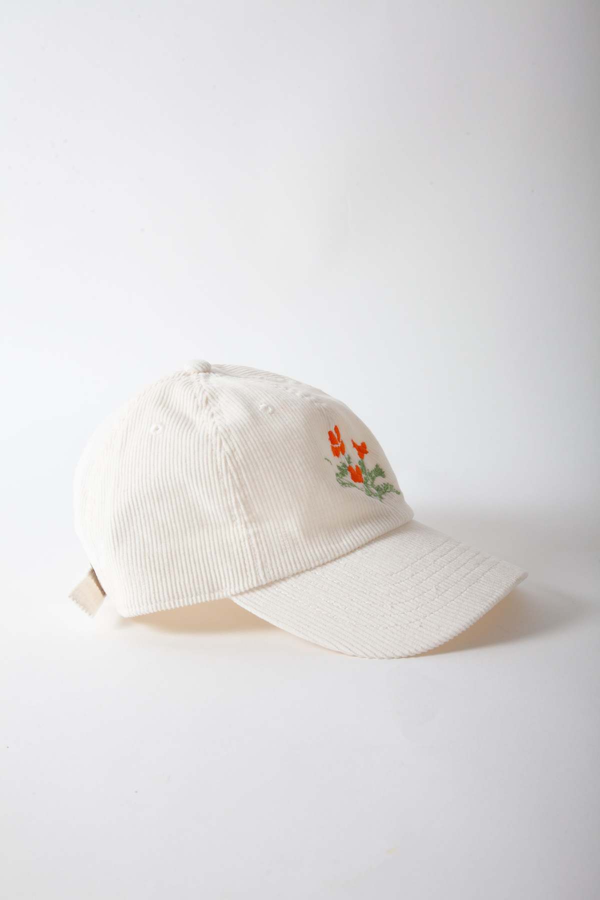 Gravel & Gold Poppy Cap - Cream - Image 2 of 3