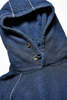 Pure Blue Japan 5410-ID Knitted Hoodie - Indigo - Thumbnail 3