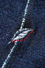 Pure Blue Japan 5410-ID Knitted Hoodie - Indigo - Thumbnail 6