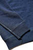 Pure Blue Japan 5410-ID Knitted Hoodie - Indigo - Thumbnail 7