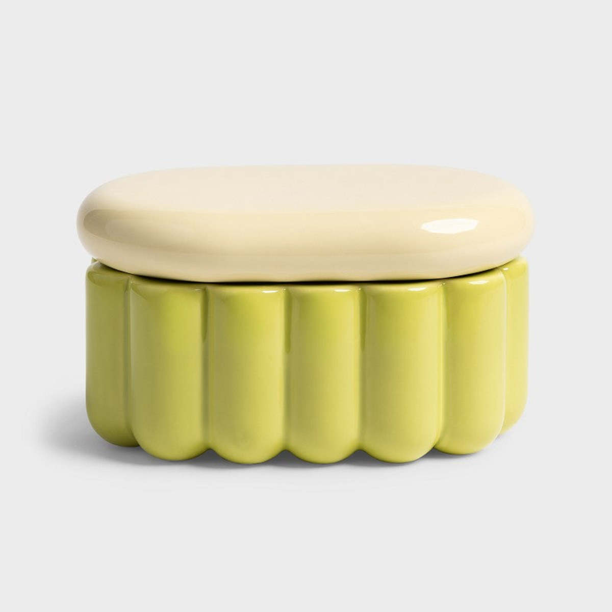 &Klevering Charlo Jar - Pear Green - Image 1 of 3
