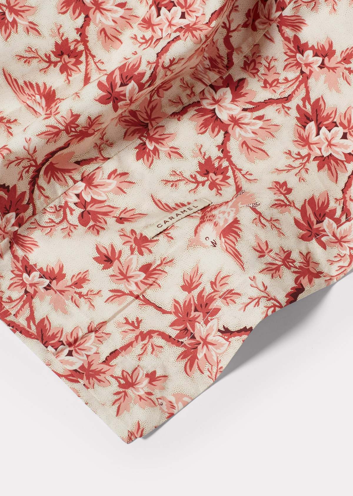 Caramel Cotton Tablecloth - Pink Tree Top Print - Image 2 of 2