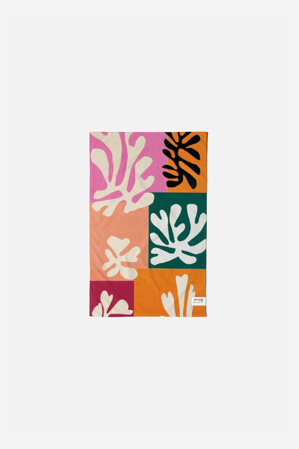 Slowtide Snow Flowers Quick-Dry Kitchen Towel - Henri Matisse x Slowtide