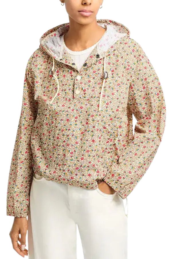 The Great. The Trailhead Pullover Sprouting Floral