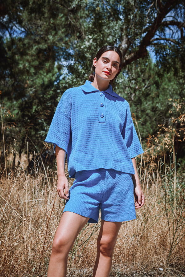 L'ENVERS LILI Oversize Polo Shirt