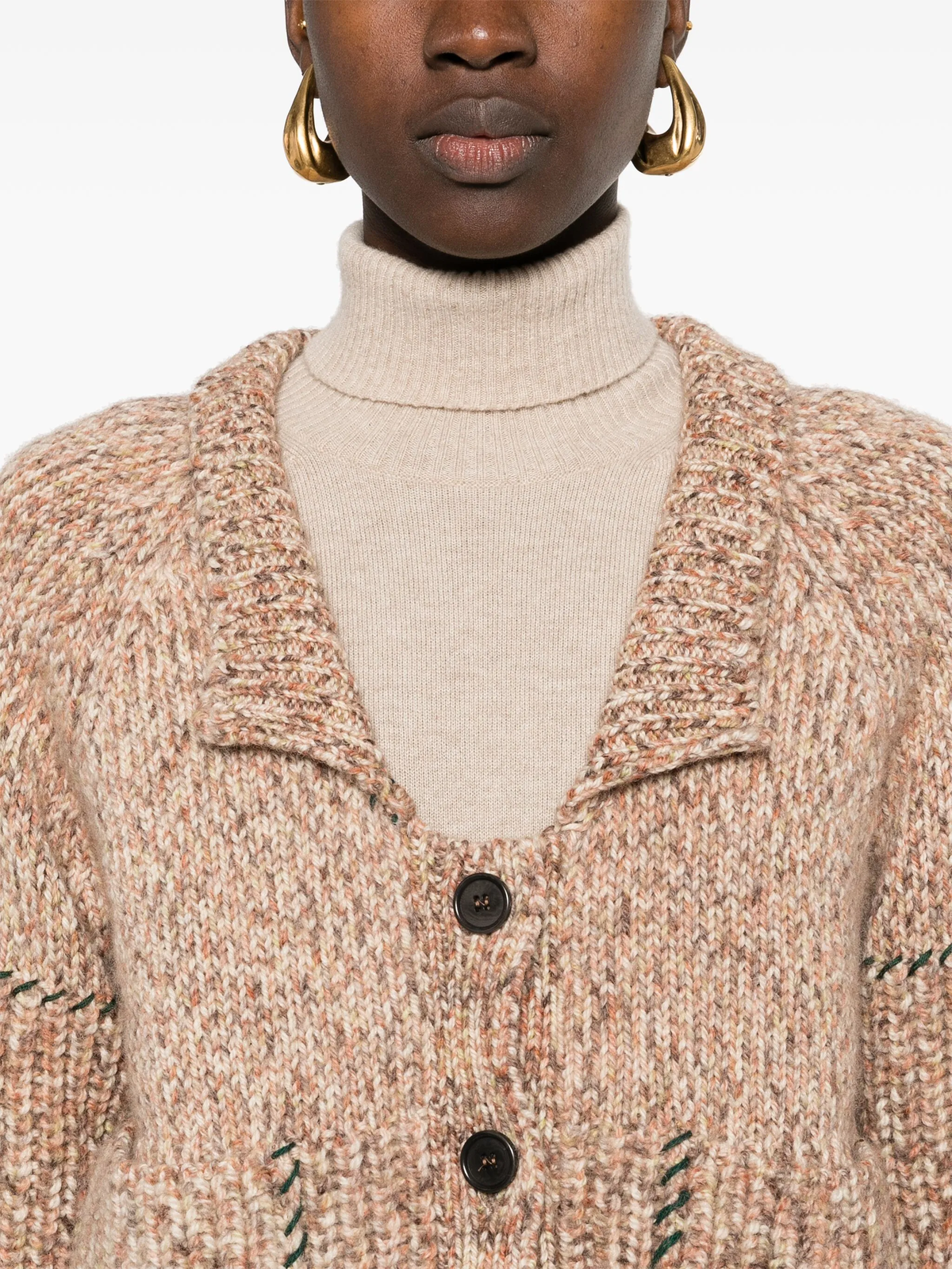 Henrik Vibskov Stitch Cardigan - Fall Mix - Image 4 of 5